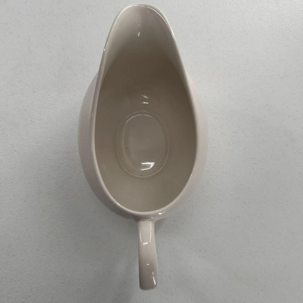 Vintage Pier 1 Ceramic Cream Pitcher Beige Glaze Gravy Sauce Ivory Farmhouse‎